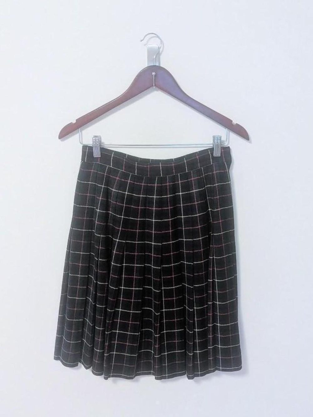 Vintage 90s Talbot's Tartan Pleated Skirt